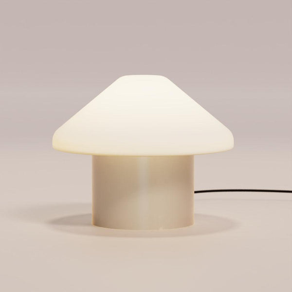 Lampe de table simple blanche 