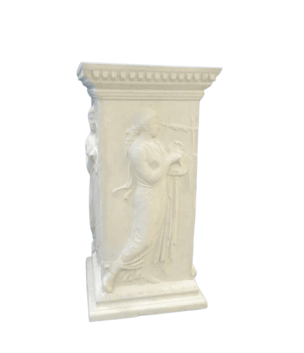 Athena Sütun Ev ve ofis dekorasyonunda heykeller mekanlarınızı süslemeye devam ediyor. Heykeller her dönemde ev ve ofis dekorasyonunda kullanılan bir obje olarak, mekanlarınıza antik ve mistik hava katmayı sürdürüyor. Boyutlar: Yükseklik: 84 cm × Genişlik