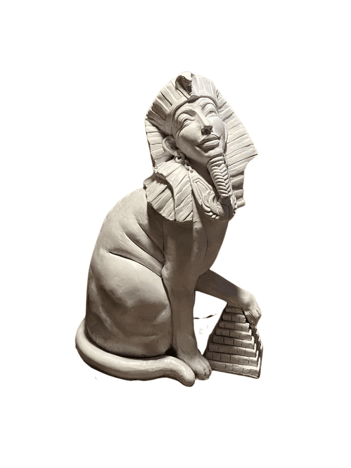Cute Sfenks Yükseklik : 65 cm Materyal : Mermer Tozu – Polyester Açıklama Sfenks, kafası koç, kuş, veya insan, gövdesi ise uzanan bir aslan şeklini alan heykel. İlk önce Antik Mısır‘da rastlanan Sfenks, antik Yunan mitolojisinde büyük kültürel önem taşımı