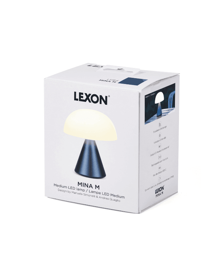 Lexon Mina M Led Lamba Metalik Gri Ürün Açıklaması: Çok sevilen Lexon Mina Lamba yeni boyutları ve 9 farklı renk modu ile odanızı, ofisinizi veya bahçenizi aydınlatacak ve ruh halinize uyum sağlayacaktır.Lambanın üst kısmına basarak LED rengini veya yoğun